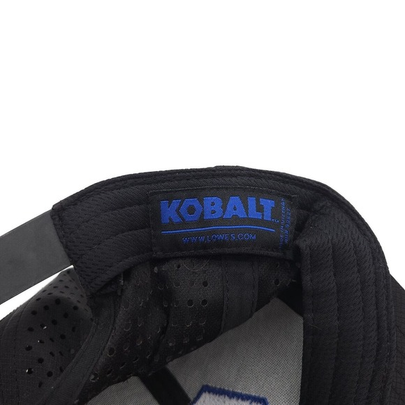 Kobalt Tools Lowe's Snapback Trucker Hat Vented Adjustable Ball Cap Black Adult - Picture 7 of 7